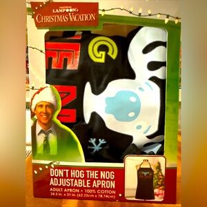 National Lampoon's Christmas Vacation DON'T HOG the NOG Adult Size Apron